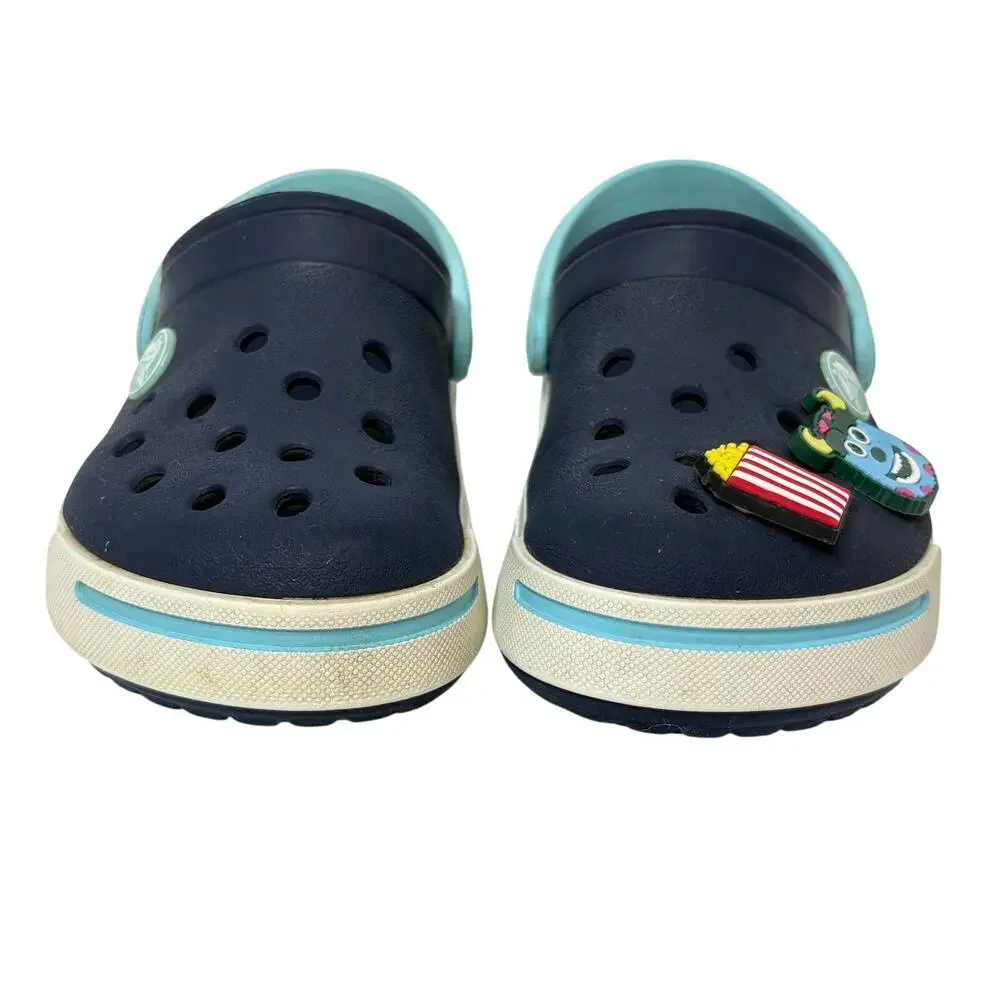 Crocs Crocband Clogs Blue Slip on Shoe‎ Water Shoe Waterproof sz 8/9 Kids